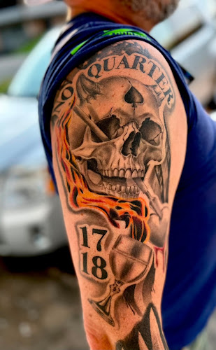 Crown and Casket Tattoo in Pflugerville