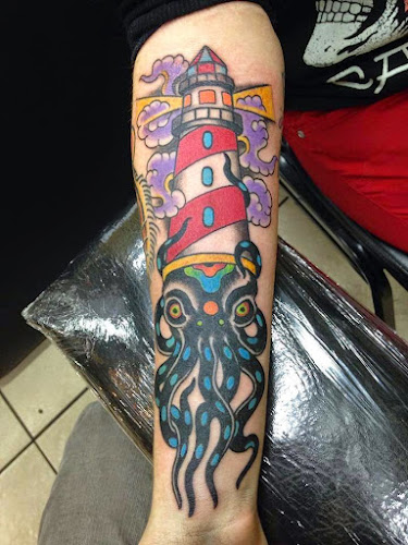 Golden Goat Tattoo in Round Rock