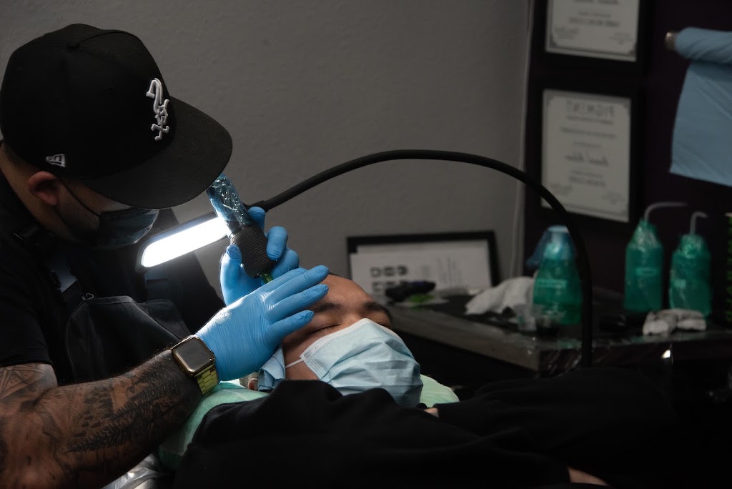 Tattoo work by Melange Barbershop (2)