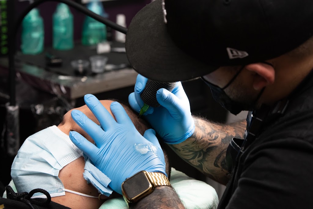 Tattoo work by Melange Barbershop (3)
