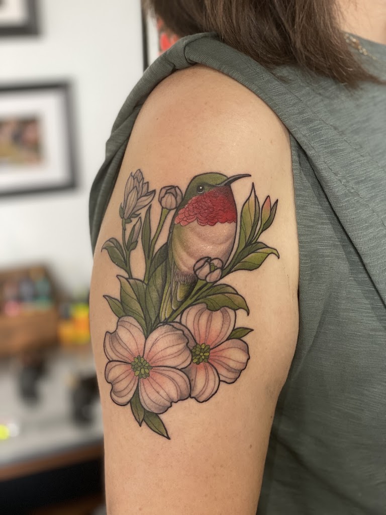 Red Dagger Tattoo in Pasadena